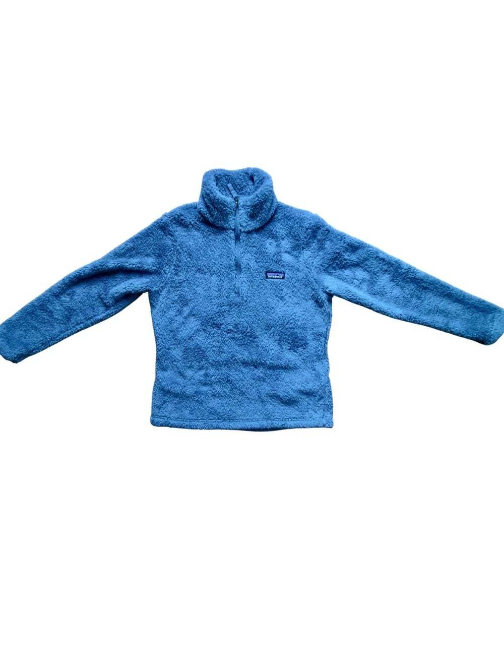 Patagonia Los Gatos 1/4 Zip Jacket Womens Small Blue Pullover Sweater Fleece